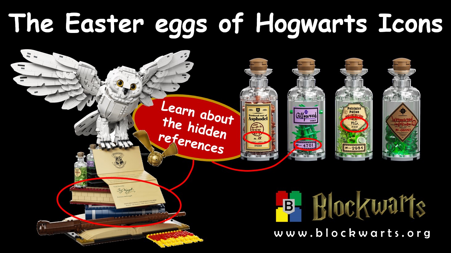 The Easter eggs of Hogwarts Icons – Blockwarts – A LEGO Harry