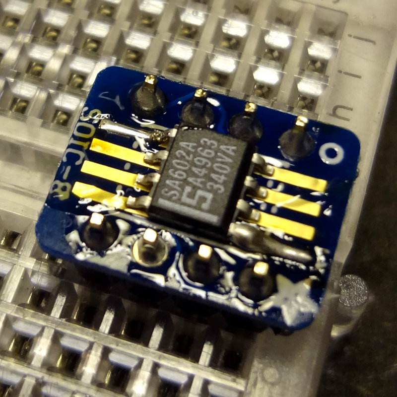 SA602/SA604 soldering practice AB4UG Radioblog