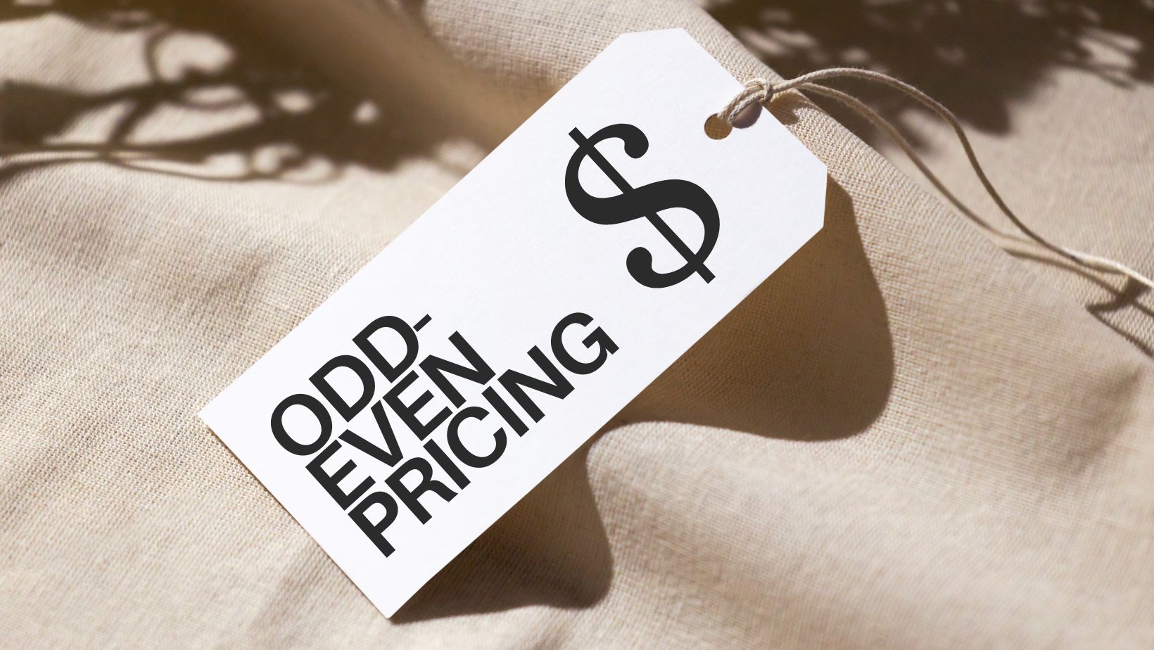 Odd-even pricing — agm solutions