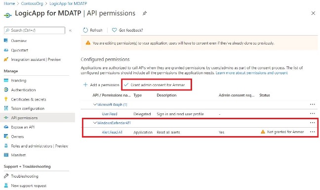 Microsoft Defender api