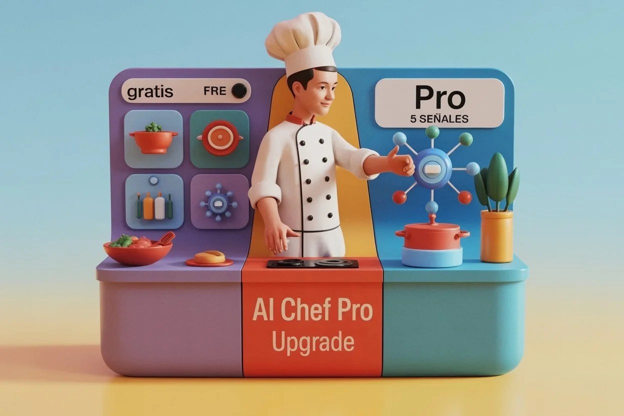 De Gratis a Pro: 5 Señales de que Necesitas Upgrade en AI Chef Pro
