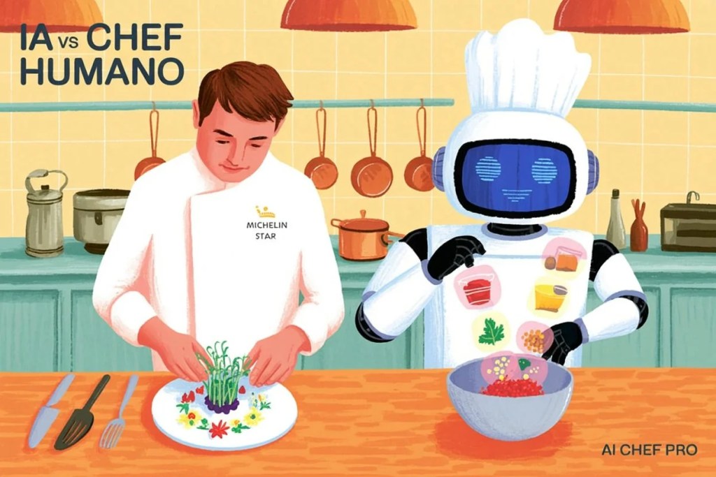 IA vs Chef Humano: ¿Cuál Crea Mejores Recetas? Análisis Comparativo con Datos Reales