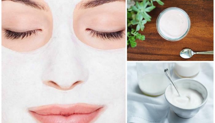 أضرار الزبادي والنشا للوجه