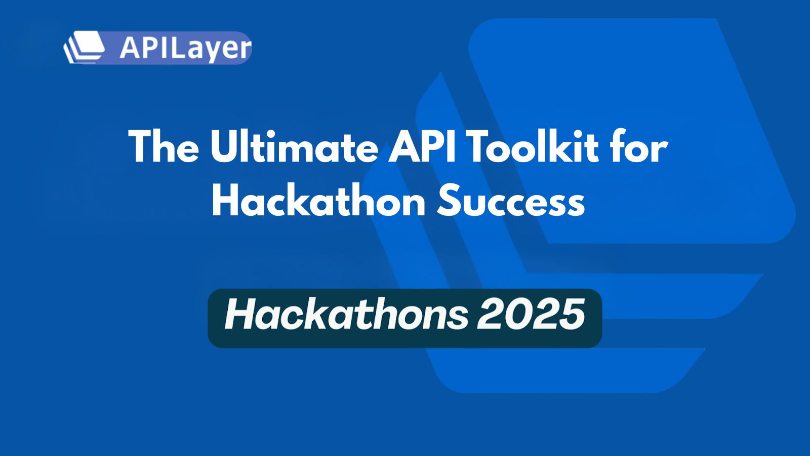 API Toolkit for Hackathons