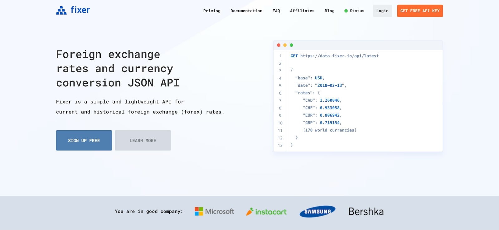 Fixer API
