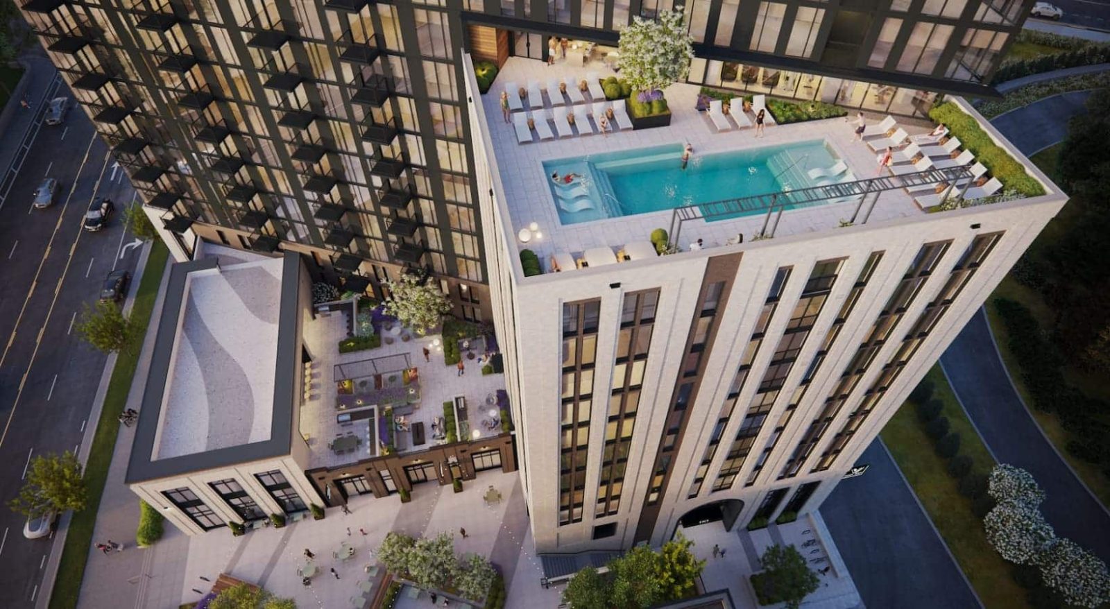 Parke West Exterior & Rooftop Pool
