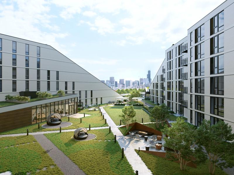 Courtyard at Triangle Square