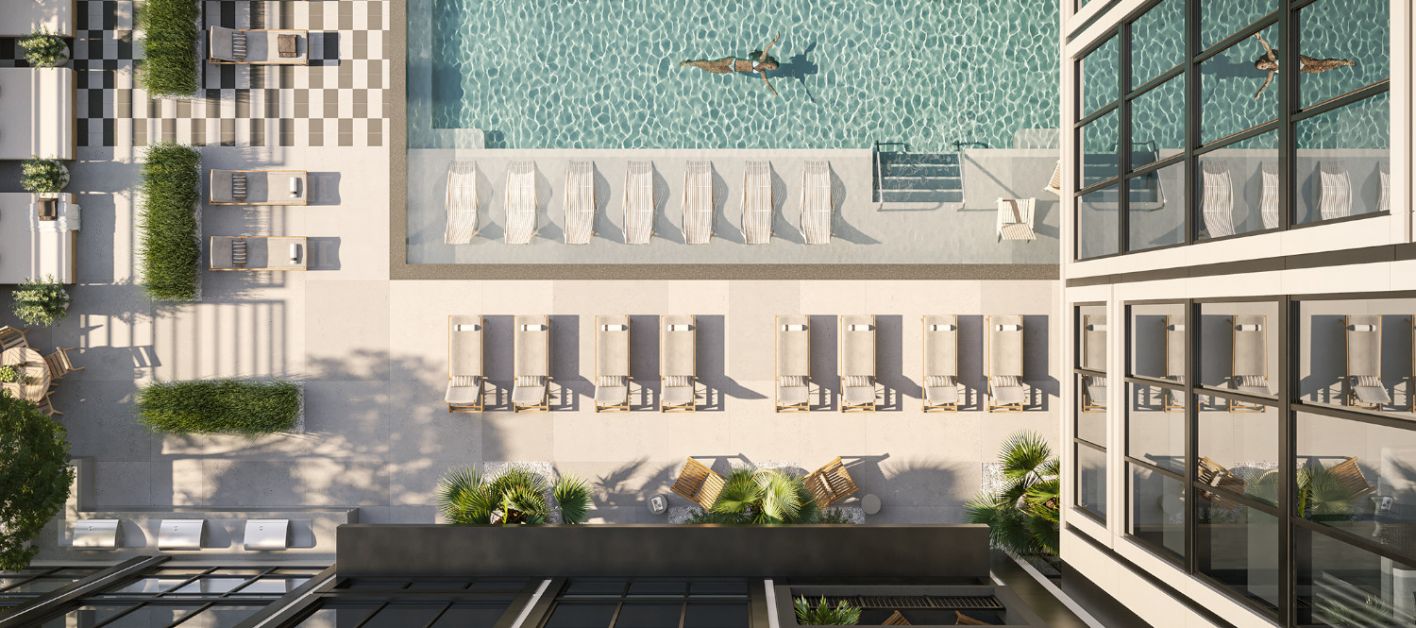 Rooftop Pool at Emmi Midtown