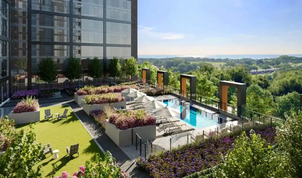 Rooftop Pool at Solverre