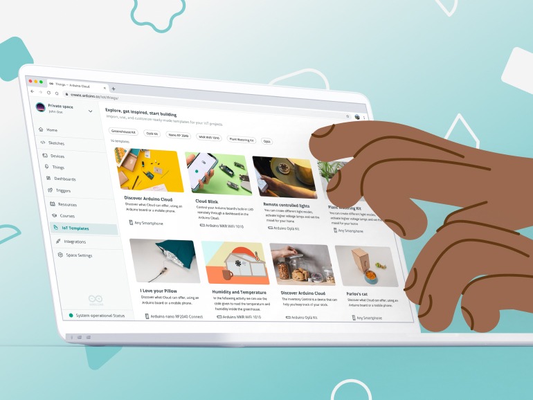 Clone Your Iot Projects With Arduino Cloud Custom Templates Arduino Blog - Premium Colorful Art Gallery - Mobile