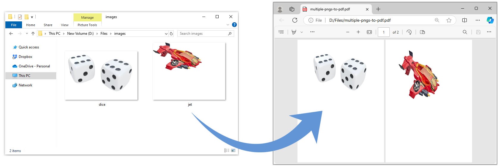Convert PNG To PDF In Python | PNG File To PDF