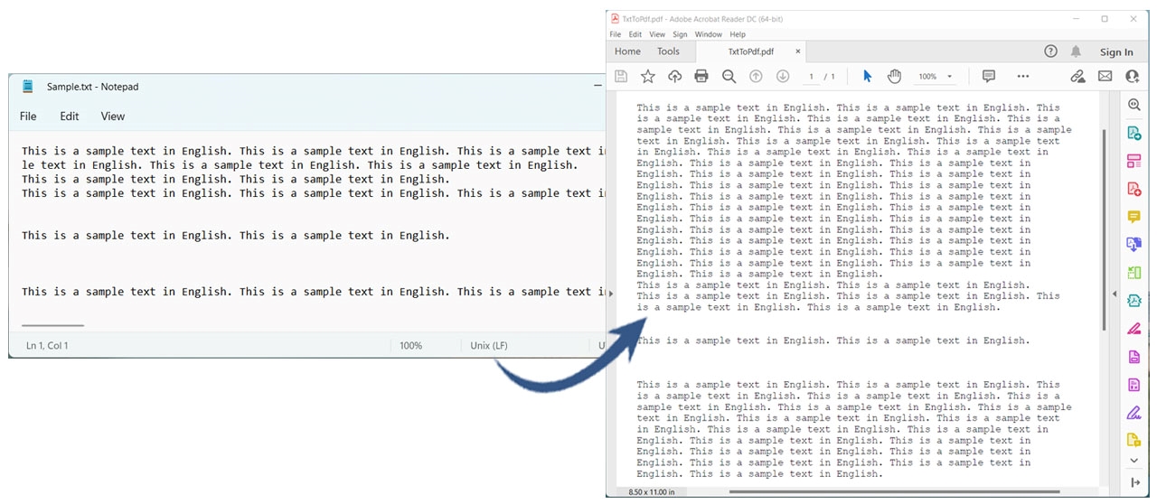 Convert Text File To PDF In Java | Free Converter