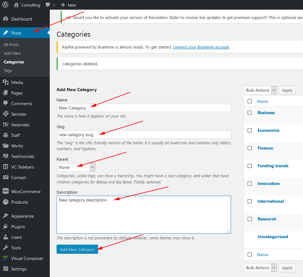 Now, you can add a category filter to the blog posts on your home page (or on the page. WordPress - Category - AS Blog