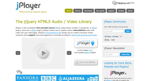 Plugin Jquery para reproducir audio en tu sitio: JPlayer