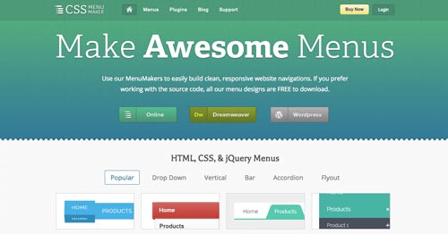 herramientas-css-agilizar-proceso-de-desarrollo-web-CSSMenuMaker