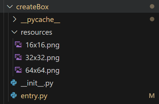 Command folder structure.
