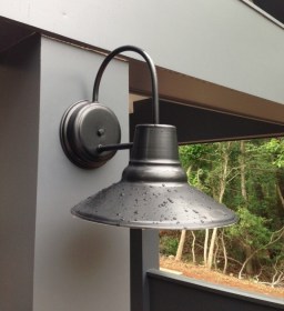 farmhouse wall sconces barn modern sconce corner barnlightelectric chrome finishing touch lights lighting professional light exterior rustic candle simple industrial