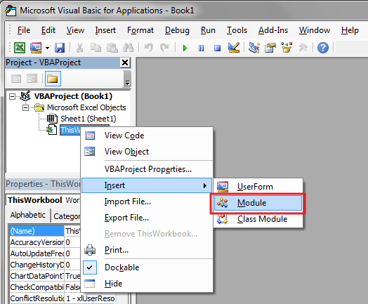Cara Buat dan Hapus Module di VBA Excel | Macro / VBA