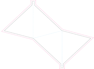 Blog post and fabric details: Origami Bag Free Sewing Pattern Bernina Blog