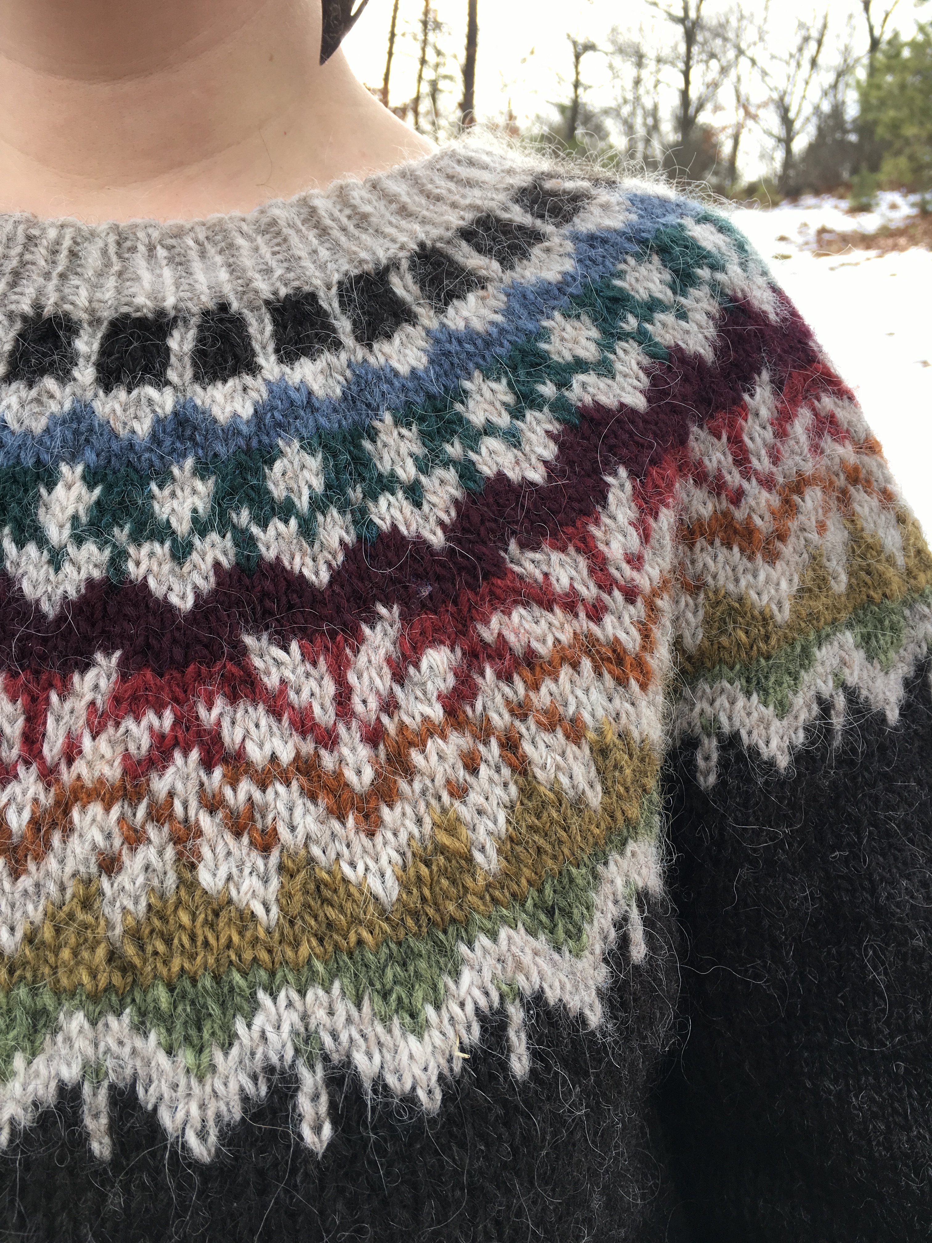 Adding Short Rows to Yoke Sweaters 