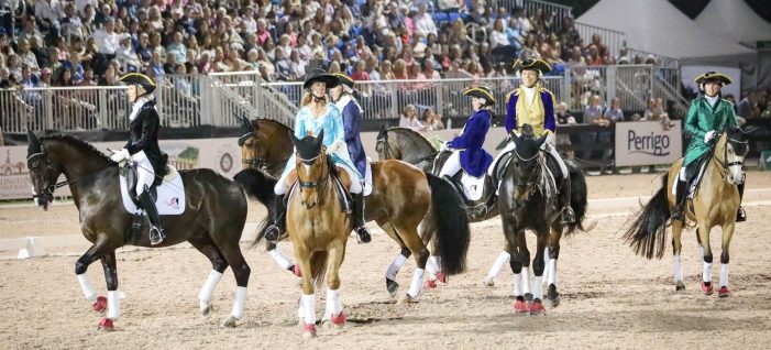 Team BioStar performing the quadrille at the 2022 COTA | BioStar US