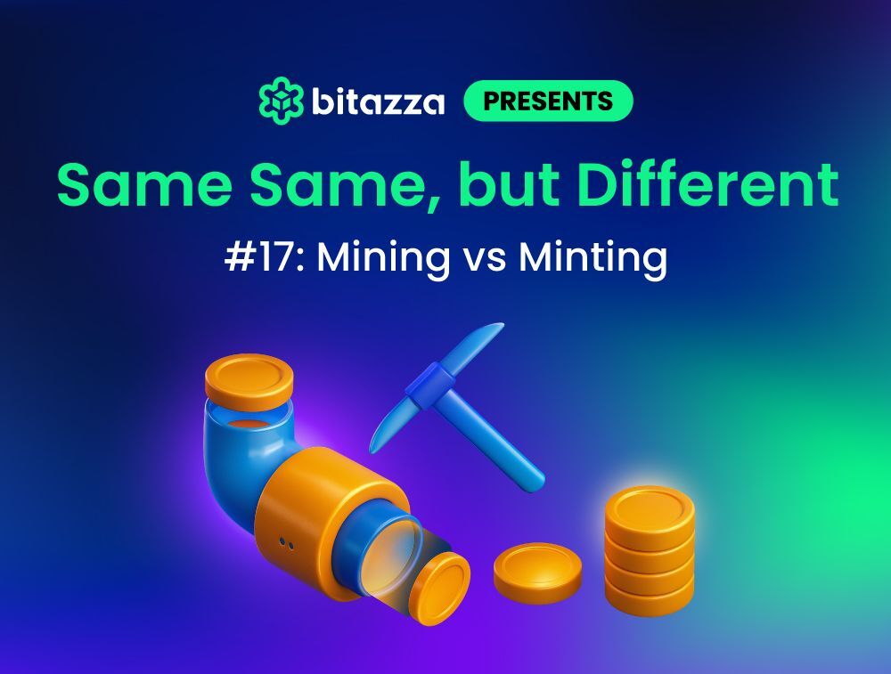 Minting Vs Mining Breaking Down The Key Differences In Cryptocurrency - Mountain Pattern Collection - Retina Quality
