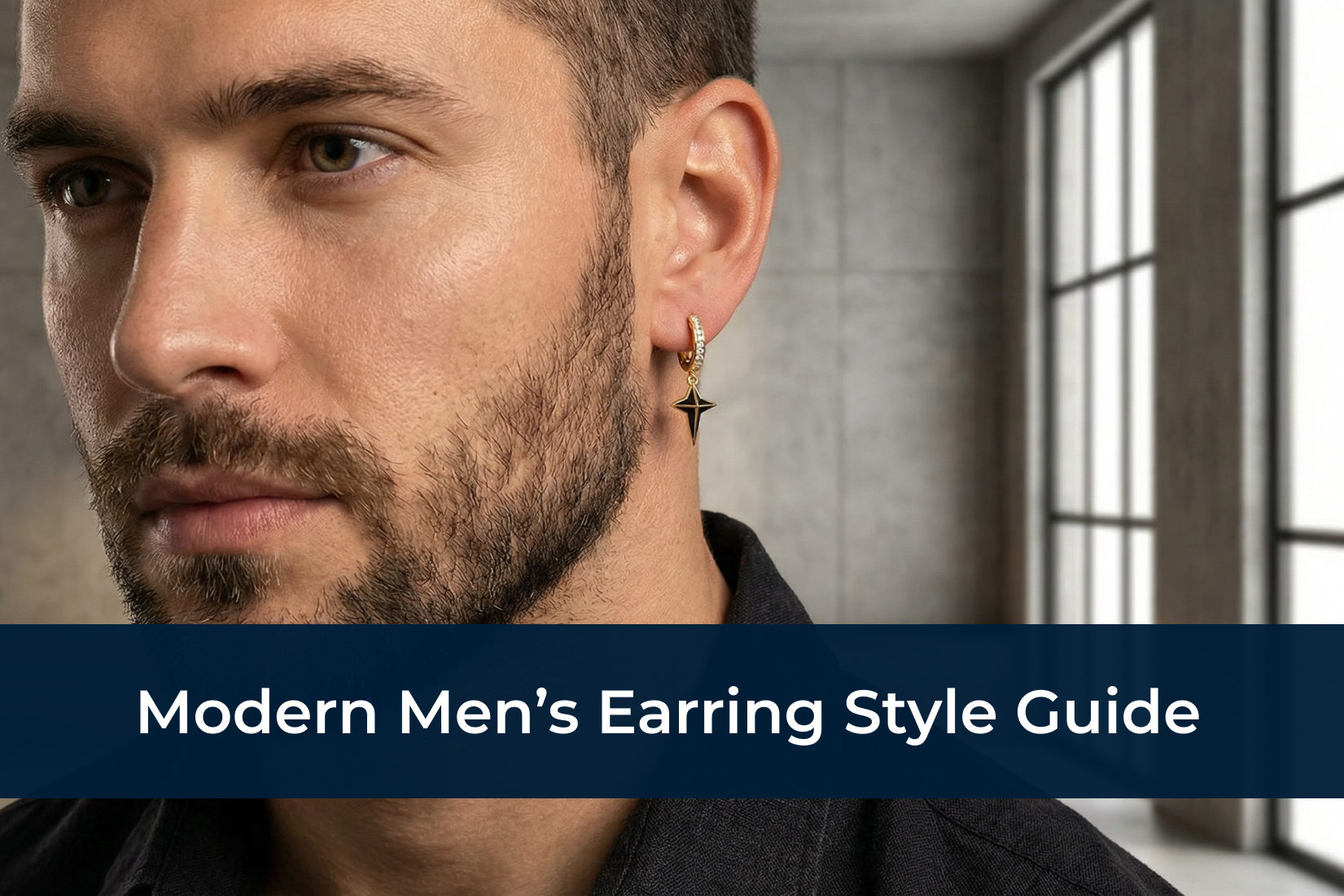 Gold Studs to Hoops: A Modern Man’s Guide to Earring Styles