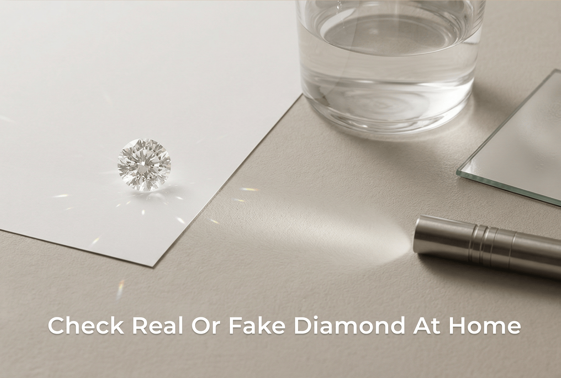 How to Check Whether a Diamond is Real or Fake at Home: Easy Tests to Identify a Real Diamond
