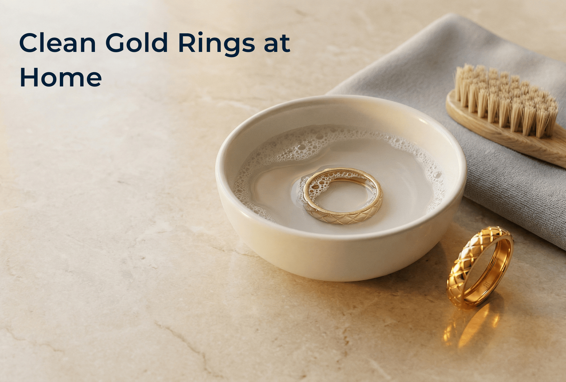 How to Clean Gold Rings at Home