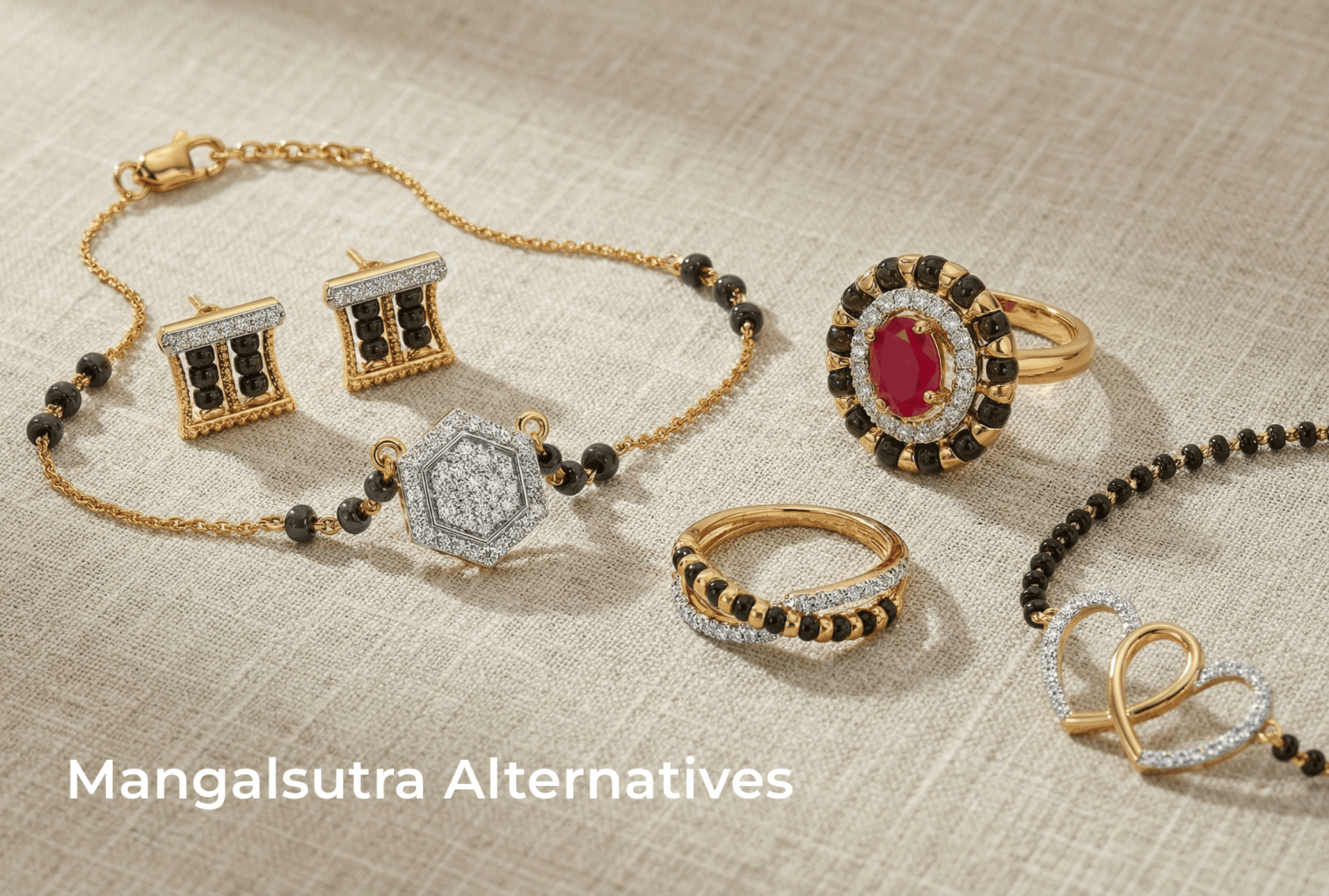 Mangalsutra Bracelets, Rings & Charms: Stylish Alternatives to Traditional Necklaces