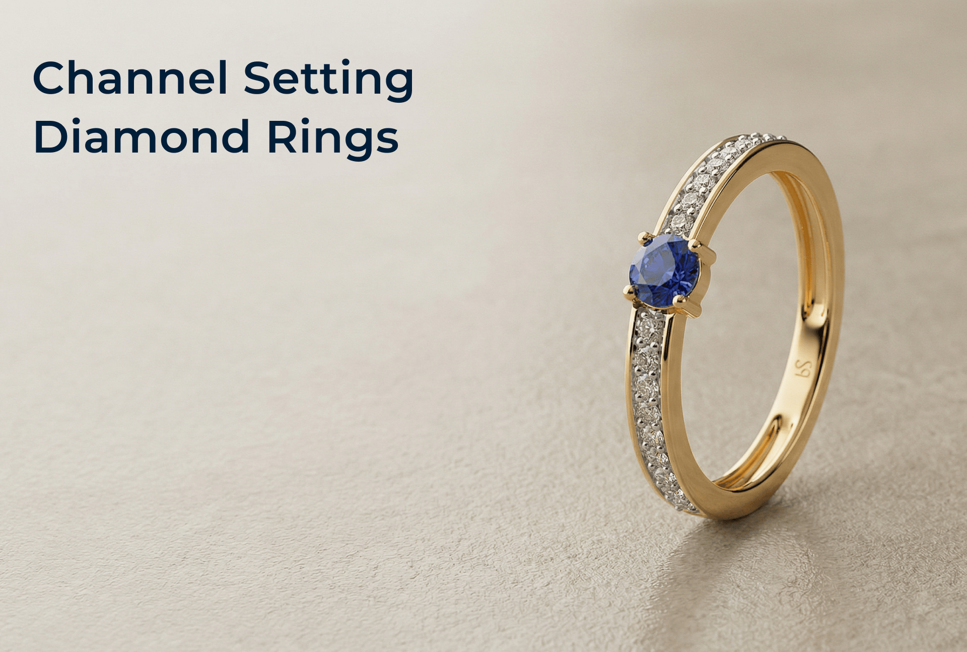 Channel Setting Diamond Rings