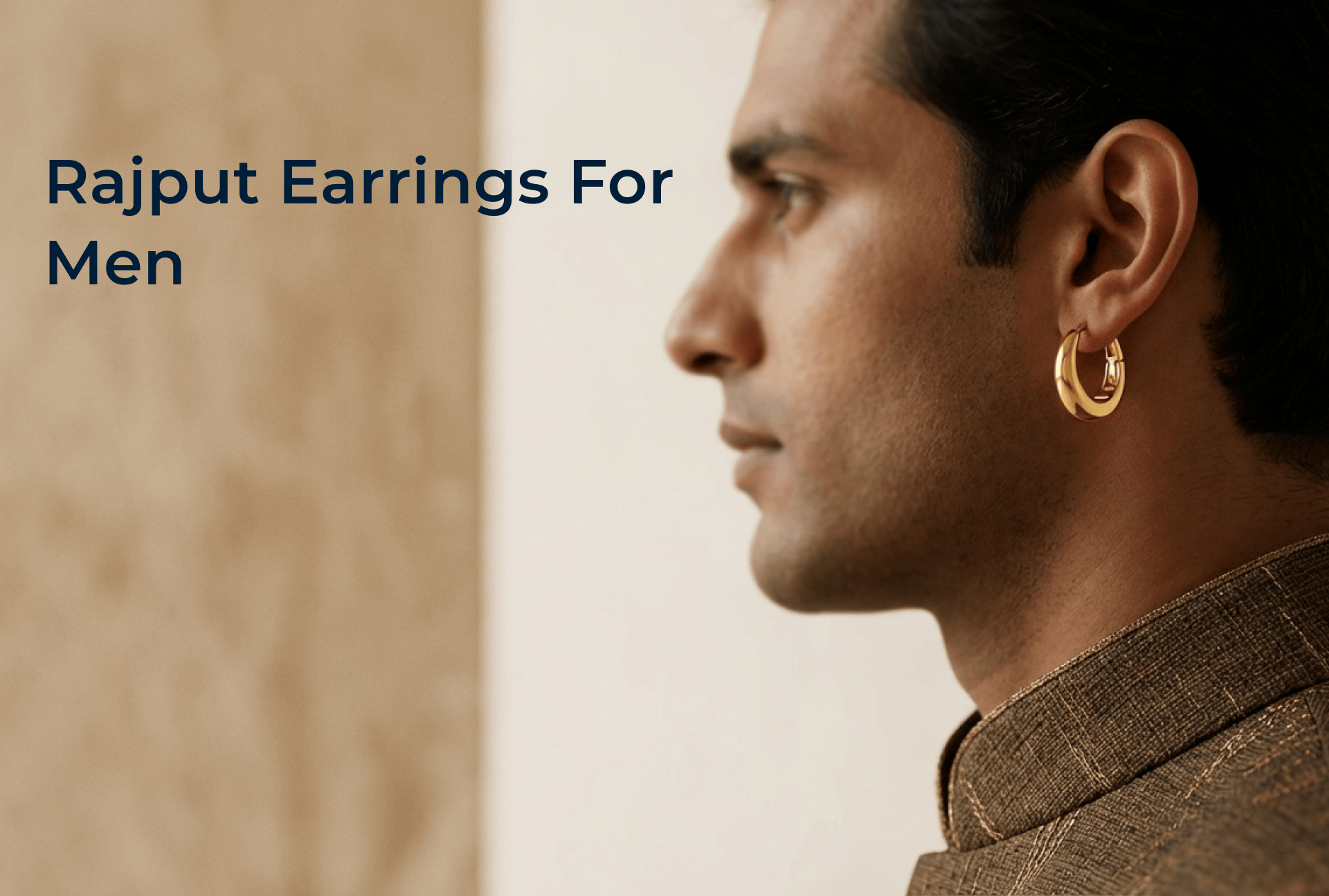 Rajput Earrings For Men