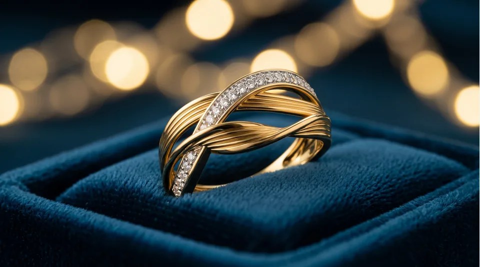 Love proposal gift idea: The Rafia Ring from BlueStone
