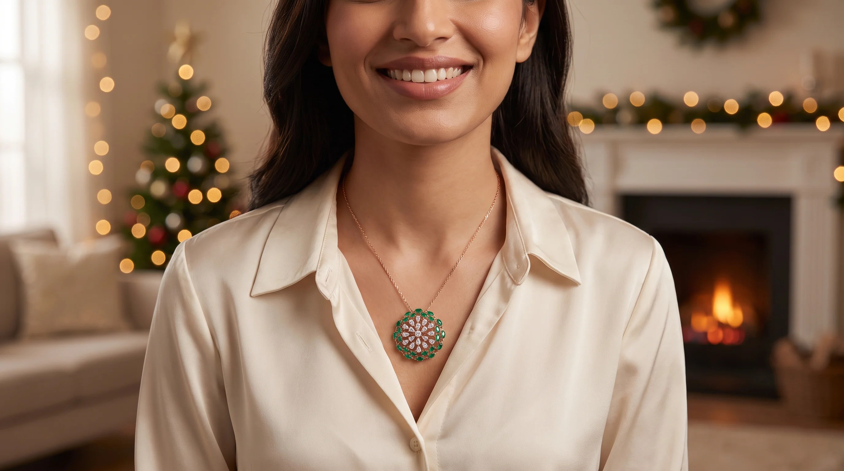 New Year Wishes for Wife 2026 with The Lumeelle Cluster Pendant