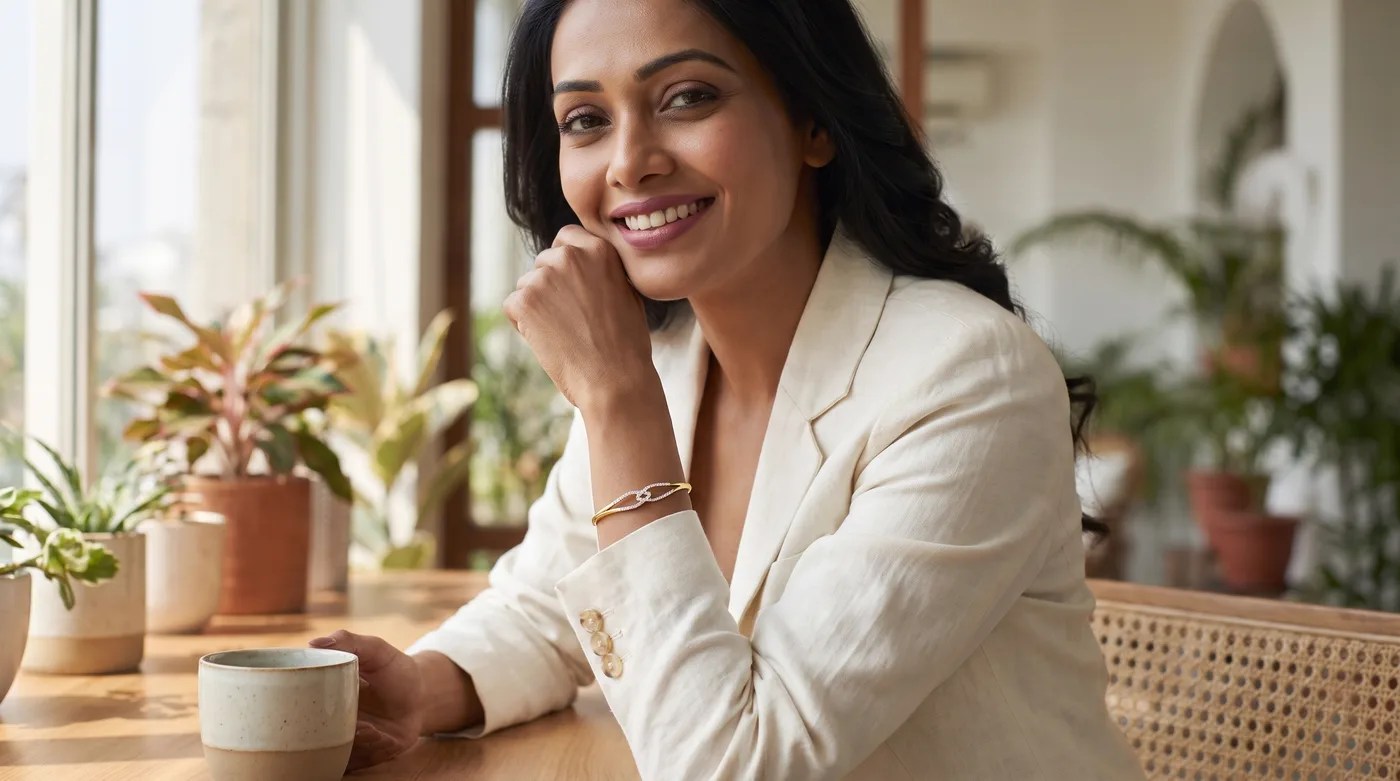 diamond bangles 2026 hero, The Estrella Oval Bangle in 18kt gold with certified diamonds