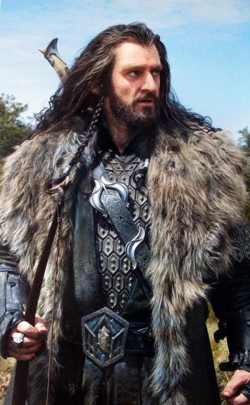 Thorin looking angstily into the distance