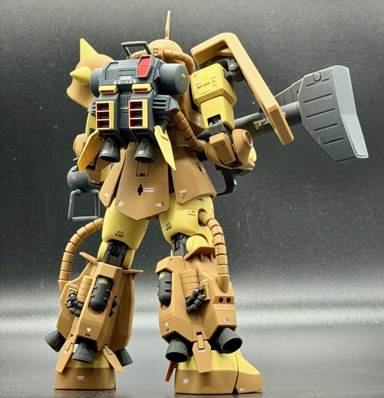 GフレームFA MS-06R-1A マサヤ ナカガワ専用ザクⅡを完成品 ガンプラ 