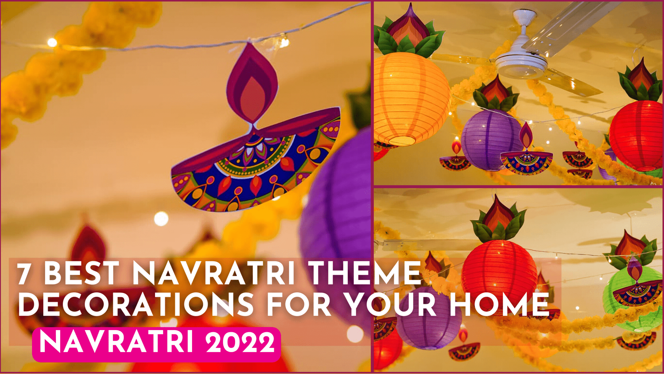 7 best navratri theme decorations for your home (with pictures