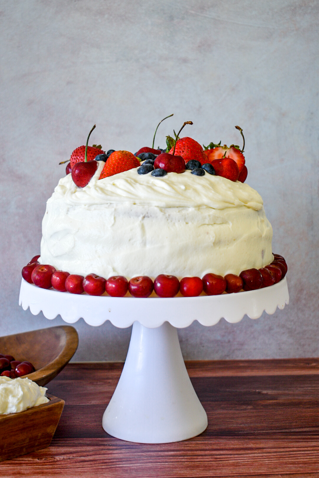 Cherry Chantilly Cake