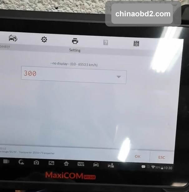 Autel MK908P Speed Limit Coding for VW T6 Delphi DCM6.2 (9)