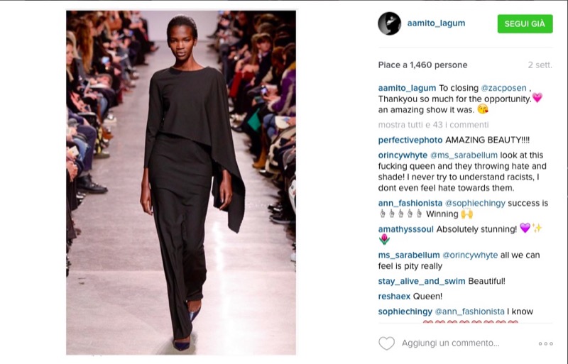 ClioMakeUp-mac-razzismo-fashion-week-Aamito-lagum-uganda-labbra-modella-nera-instagram--2