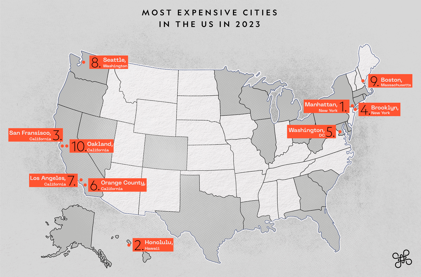 10 Largest Us Cities Map The Fittest Cities In The U S And Why CNN Expensive Cities ?extured 1 1 