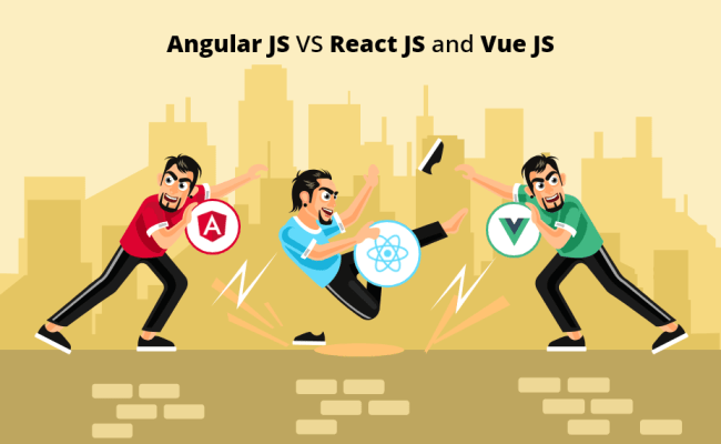 React JS Vs Angular JS Vs Vue JS : Pros And Cons | Comparison Guide