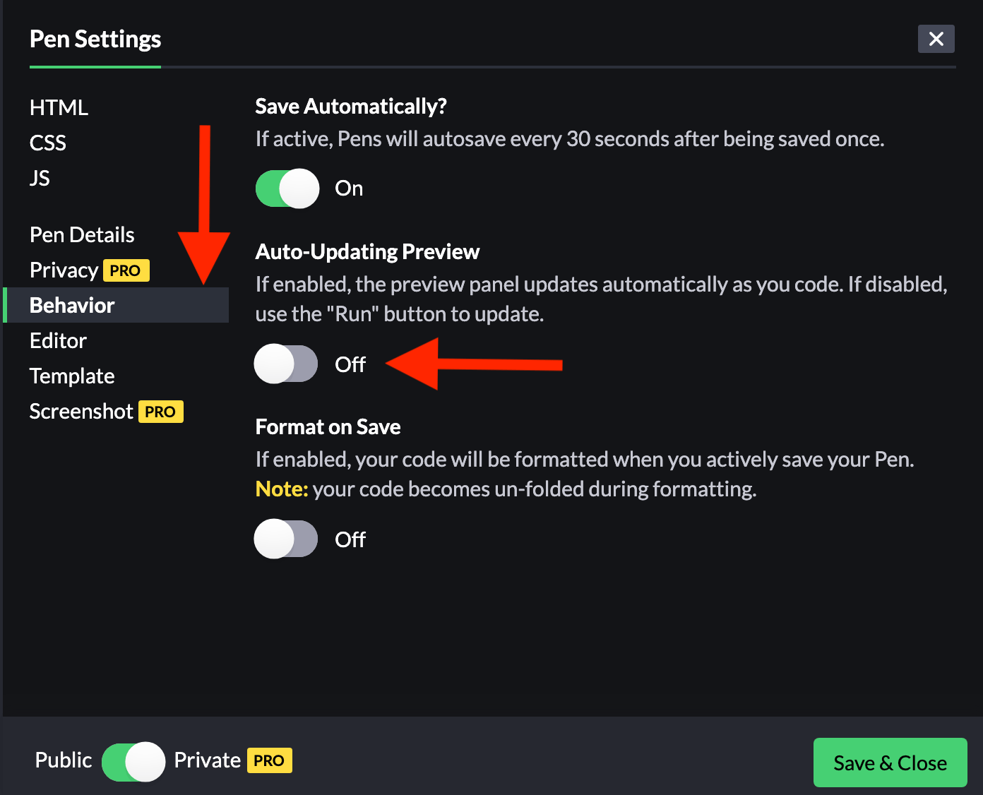 Auto Updating Previews - CodePen Blog