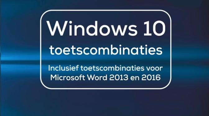 Alle toetscombinaties voor Microsoft Foto’s
