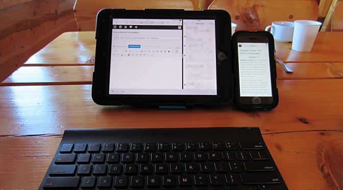 Mobiel werken met je tablet