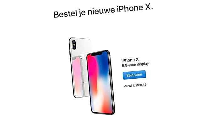 Trekt Apple stekker uit iPhone X?