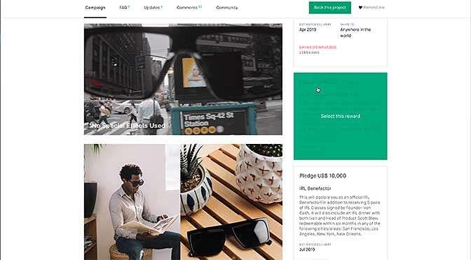 Billboard blokkerende bril