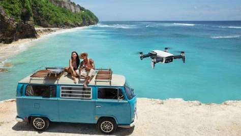 drone mee op vakantie