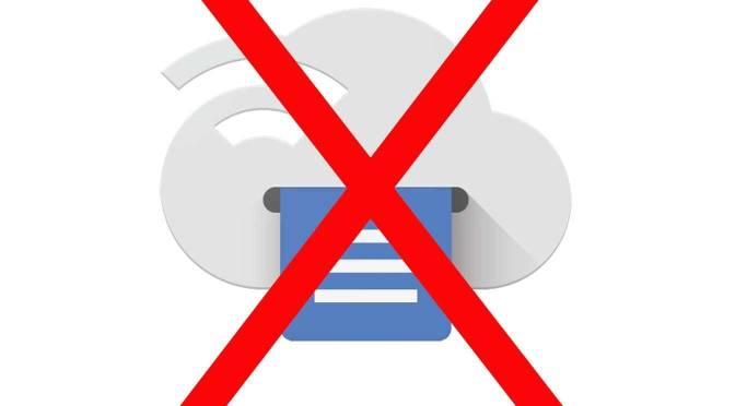 Google Cloud Print stopt ermee